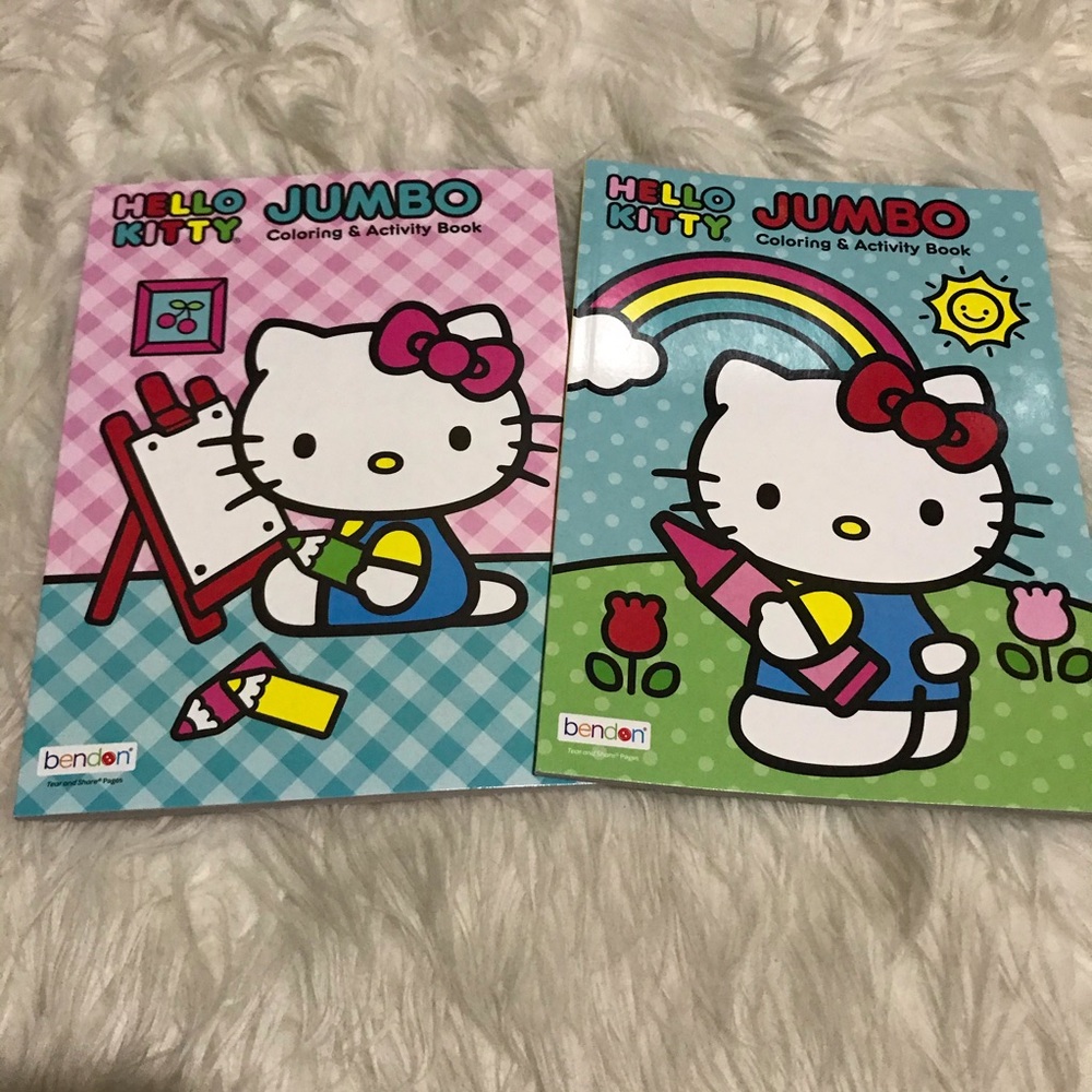 🖍Sanrio Hello Kitty Jumbo Coloring/Activity Books - Picture 1 of 4